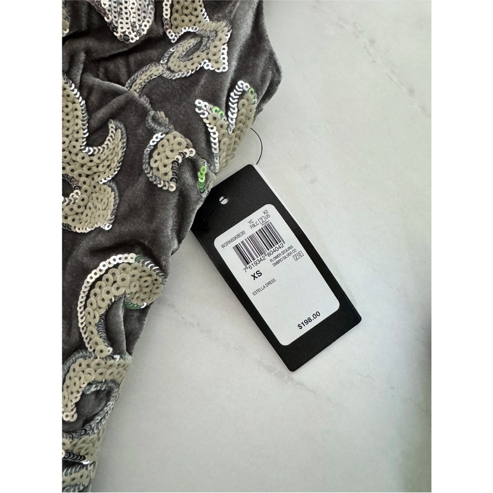 Guess Floral Patterned Dress - Gray and Cream - Picture 9 of 9